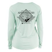 Adirondacks Diamond Topo Long Sleeve Microfiber Women's T-Shirt