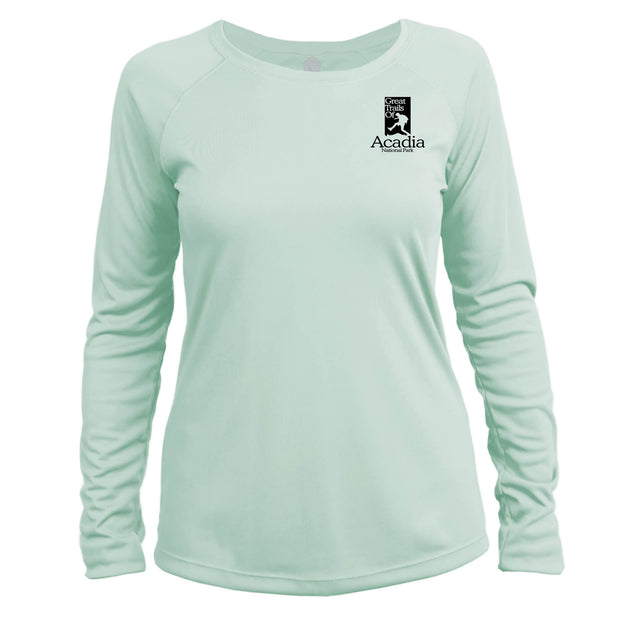 Acadia National Park Great Trails Long Sleeve Microfiber Women's T-Shirt