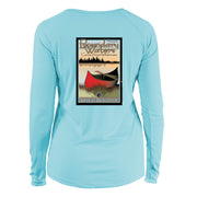 Boundary Waters Vintage Destinations Long Sleeve Microfiber Women's T-Shirt