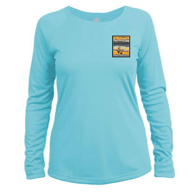 Isle Royale National Park Vintage Destinations Long Sleeve Microfiber Women's T-Shirt