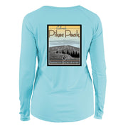 Pikes Peak Vintage Destinations Long Sleeve Microfiber Women's T-Shirt