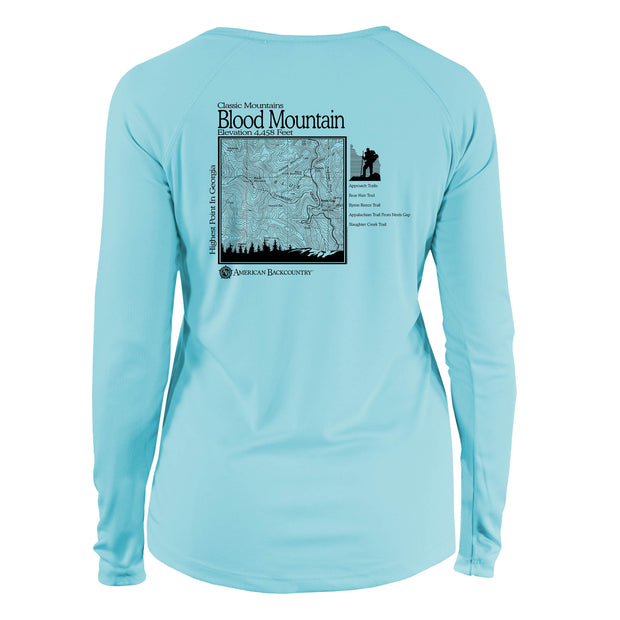 Blood Mountain Classic Mountain Long Sleeve Microfiber Women's T-Shirt