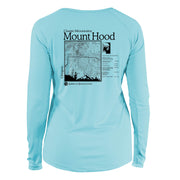 Mount Hood Classic Mountain Long Sleeve Microfiber Women's T-Shirt