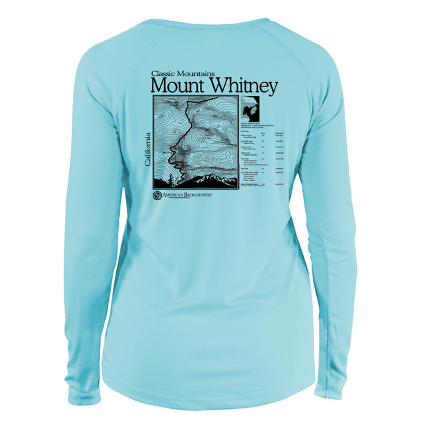 Mount Whitney Classic Mountain Long Sleeve Microfiber Women's T-Shirt