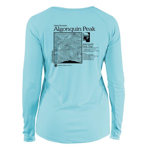 Algonquin Peak Classic Mountain Long Sleeve Microfiber Women's T-Shirt