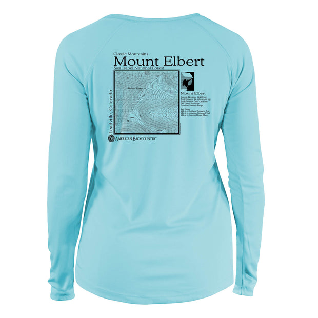Mount Elbert Classic Mountain Long Sleeve Microfiber Women's T-Shirt