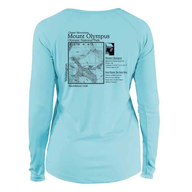 Mount Olympus Classic Mountain Long Sleeve Microfiber Women's T-Shirt