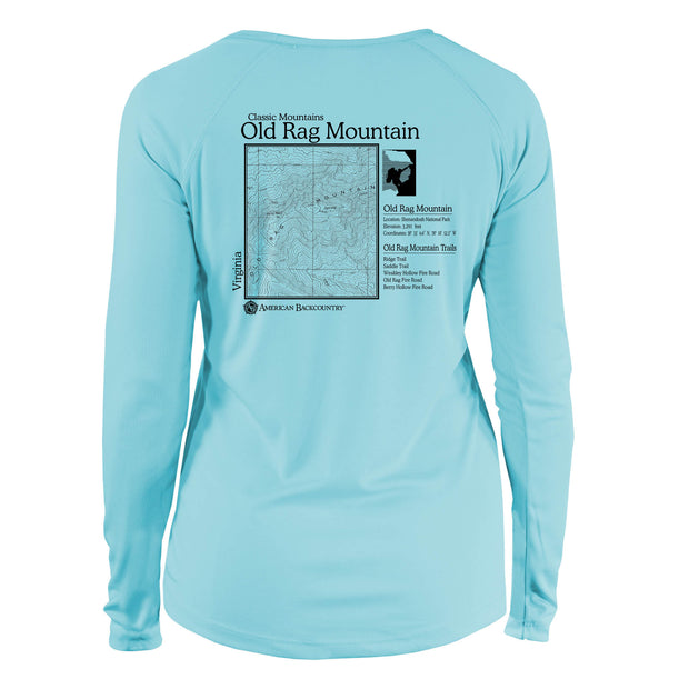 Old Rag Mountain Classic Mountain Long Sleeve Microfiber Women's T-Shirt