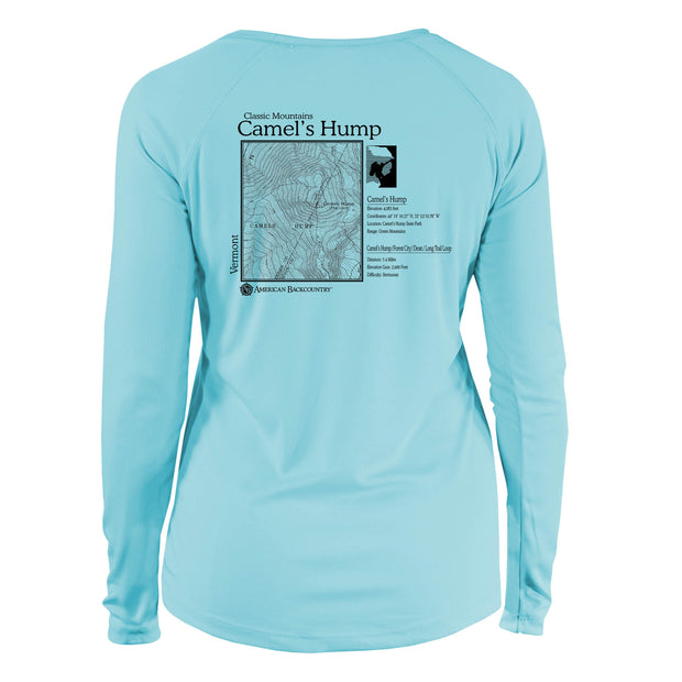 Camels Hump Classic Mountain Long Sleeve Microfiber Women's T-Shirt