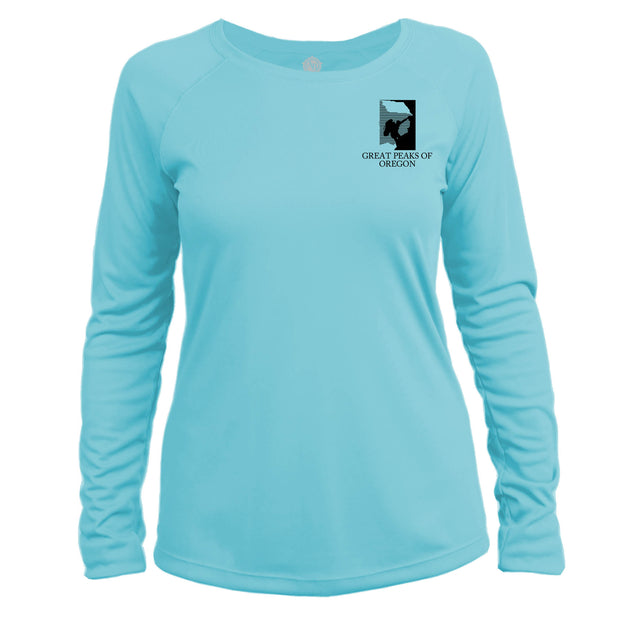 Oregon Diamond Topo Long Sleeve Microfiber Women's T-Shirt