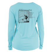 Arches National Park Great Trails Long Sleeve Microfiber Women's T-Shirt