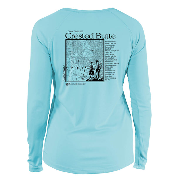 Crested Butte Great Trails Long Sleeve Microfiber Women's T-Shirt