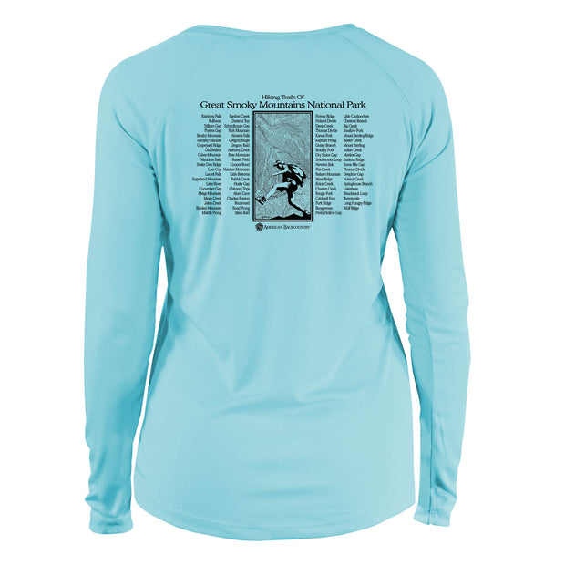 Smoky Mountain National Park Great Trails Long Sleeve Microfiber Women's T-Shirt