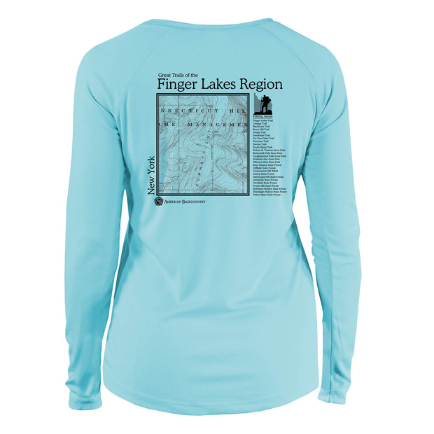 Finger Lakes Great Trails Long Sleeve Microfiber Women's T-Shirt