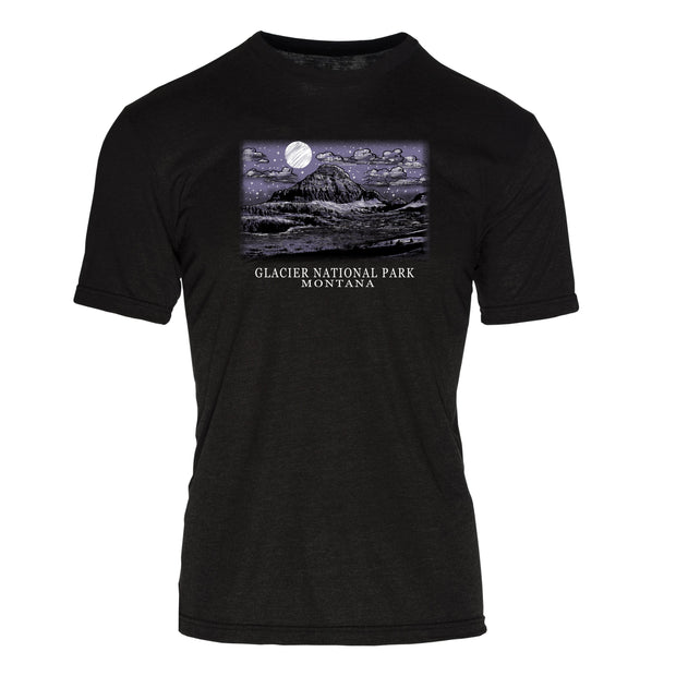 Night Sky Glacier National Park REPREVE® Crew T-Shirt