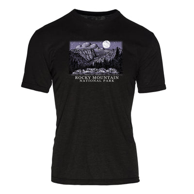 Night Sky Rocky Mountain National Park REPREVE® Crew T-Shirt