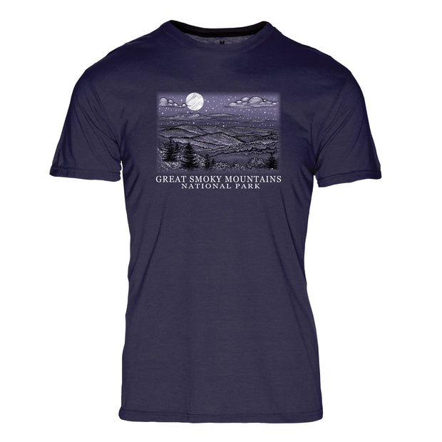 Night Sky Great Smoky Mountains National Park REPREVE® Crew T-Shirt