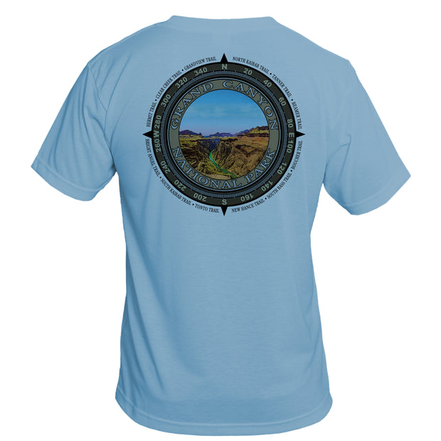 Retro Compass Grand Canyon National Park Basic Performance T-Shirt