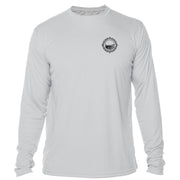 Retro Compass Grand Canyon National Park Microfiber Long Sleeve T-Shirt