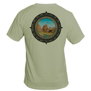 Retro Compass Zion National Park Basic Performance T-Shirt