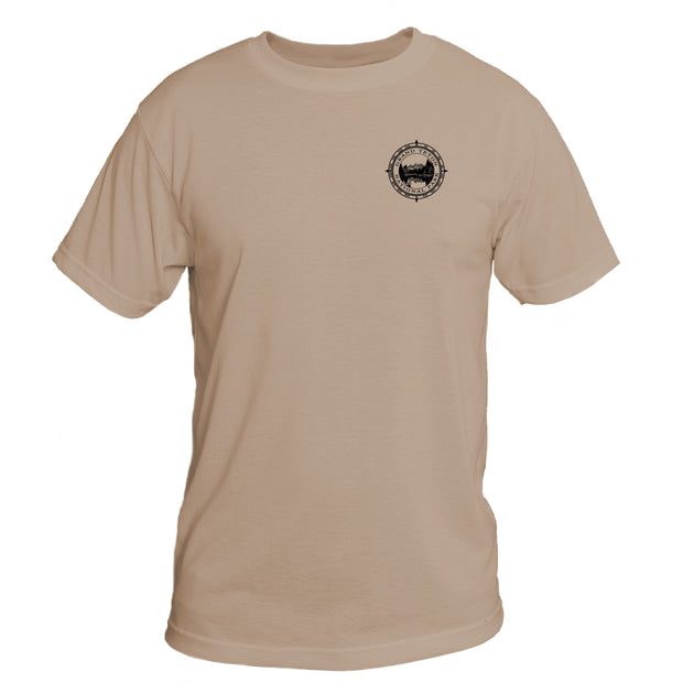 Retro Compass Grand Teton National Park Basic Performance T-Shirt