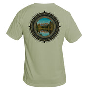 Retro Compass Grand Teton National Park Basic Performance T-Shirt