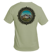 Retro Compass Mount Rainier Basic Performance T-Shirt