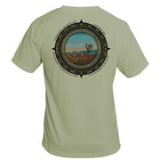 Retro Compass Joshua Tree National Park Basic Performance T-Shirt