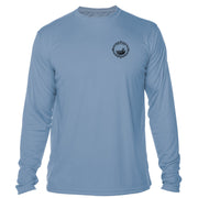 Retro Compass Joshua Tree National Park Microfiber Long Sleeve T-Shirt