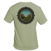 Retro Compass Yosemite National Park Basic Performance T-Shirt