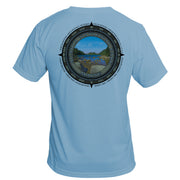 Retro Compass Acadia National Park Basic Performance T-Shirt