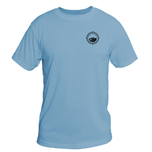Retro Compass Mount Mansfield Basic Performance T-Shirt