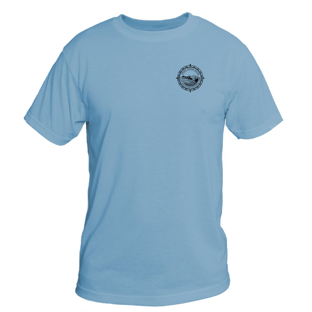 Retro Compass Mount Rogers Basic Performance T-Shirt