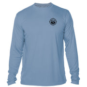 Retro Compass Lake Chatuge Microfiber Long Sleeve T-Shirt