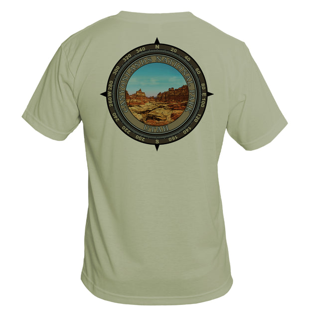 Retro Compass Canyonlands National Park Basic Performance T-Shirt