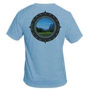 Retro Compass Kings Canyon National Park Basic Performance T-Shirt