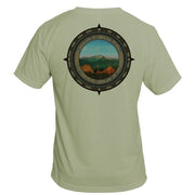 Retro Compass Pikes Peak Basic Performance T-Shirt