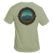Retro Compass Guadalupe Mountains Basic Performance T-Shirt