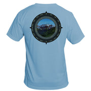 Retro Compass Olympic National Park Basic Performance T-Shirt