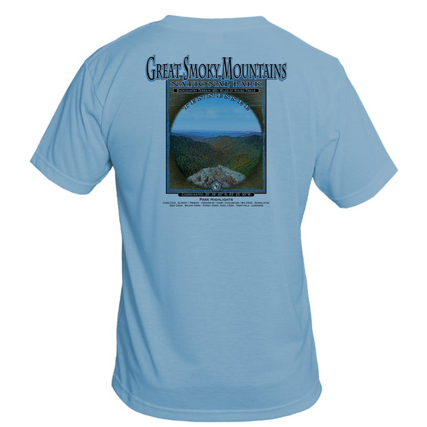 Retro Interpretive Great Smoky Mountains Basic Performance T-Shirt