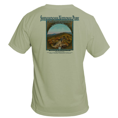 Retro Interpretive Shenandoah National Park Basic Performance T-Shirt