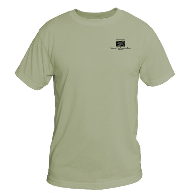 Retro Interpretive Shenandoah National Park Basic Performance T-Shirt