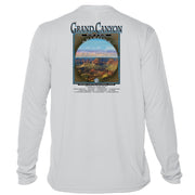 Retro Interpretive Grand Canyon Microfiber Long Sleeve T-Shirt