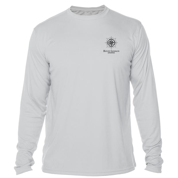 Retro Interpretive Mount Lemmon Microfiber Long Sleeve T-Shirt
