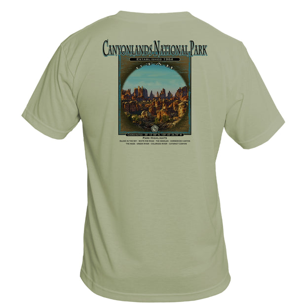 Retro Interpretive Canyonlands National Park Basic Performance T-Shirt
