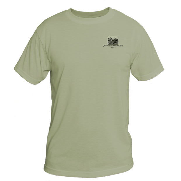 Retro Interpretive Canyonlands National Park Basic Performance T-Shirt