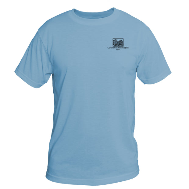 Retro Interpretive Canyonlands National Park Basic Performance T-Shirt