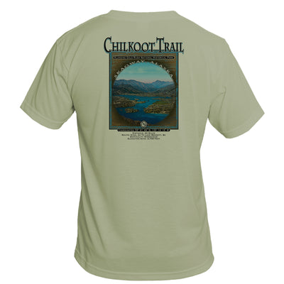 Retro Interpretive Chilkoot Trail Basic Performance T-Shirt