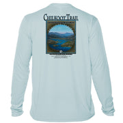 Retro Interpretive Chilkoot Trail Microfiber Long Sleeve T-Shirt