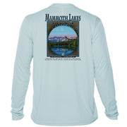 Retro Interpretive Mammoth Lakes Microfiber Long Sleeve T-Shirt